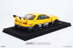 INNO18 1:18 Nissan Skyline (ER34) Super Silhouette "LBWK" In Yellow -Model Cars Houston YELLOW4
