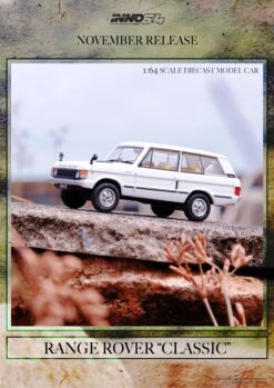 INNO64 1:64 Range Rover "CLASSIC" In White -Model Cars Houston rangerover WHT 1