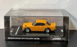 INNO64 ORANGE MALAYSIA DIECAST EXPO 2023 EVENT EDITION NISSAN SKYLINE 2000GT-R