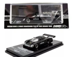 INNO64 BLACK NISSAN 89C LE MANS SHAKEDOWN TEST AT PAUL RICHARD 1988