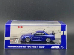 INNO64 BLUE NISSAN SKYLINE GT-R (R34) V-SPEC TUNED BY MINE'S